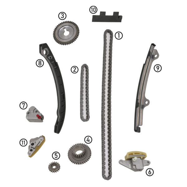 Kit De Distribución 11 Piezas Nissan Frontier Qr25De 2005-2015 - Imagen 2