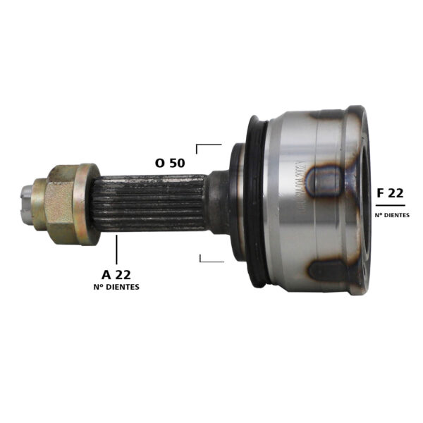 Punta Palier Externo Lh Isuzu Mark Spectrum 1985-1989