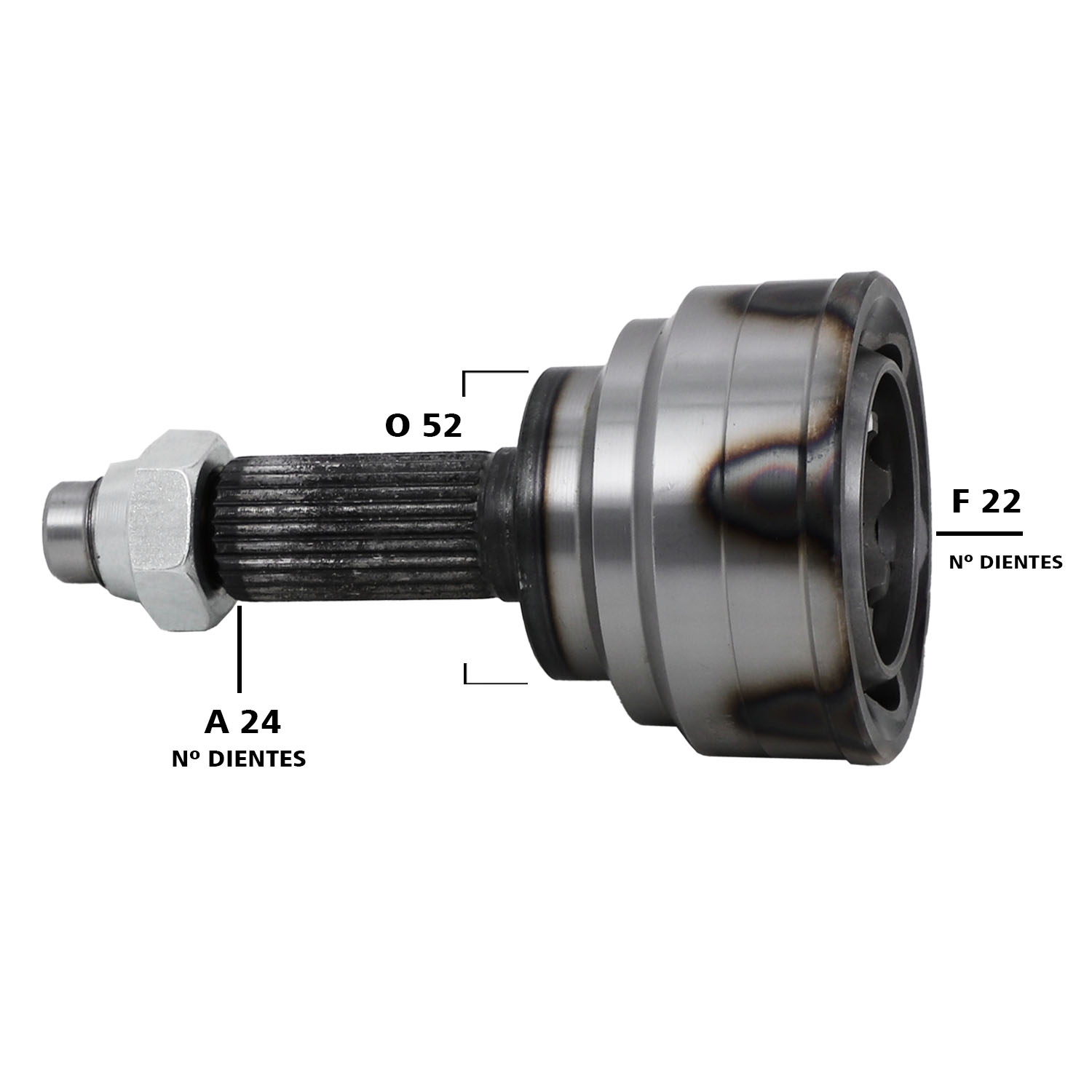 Punta Palier Externo Mazda Familia 323 1980-1985