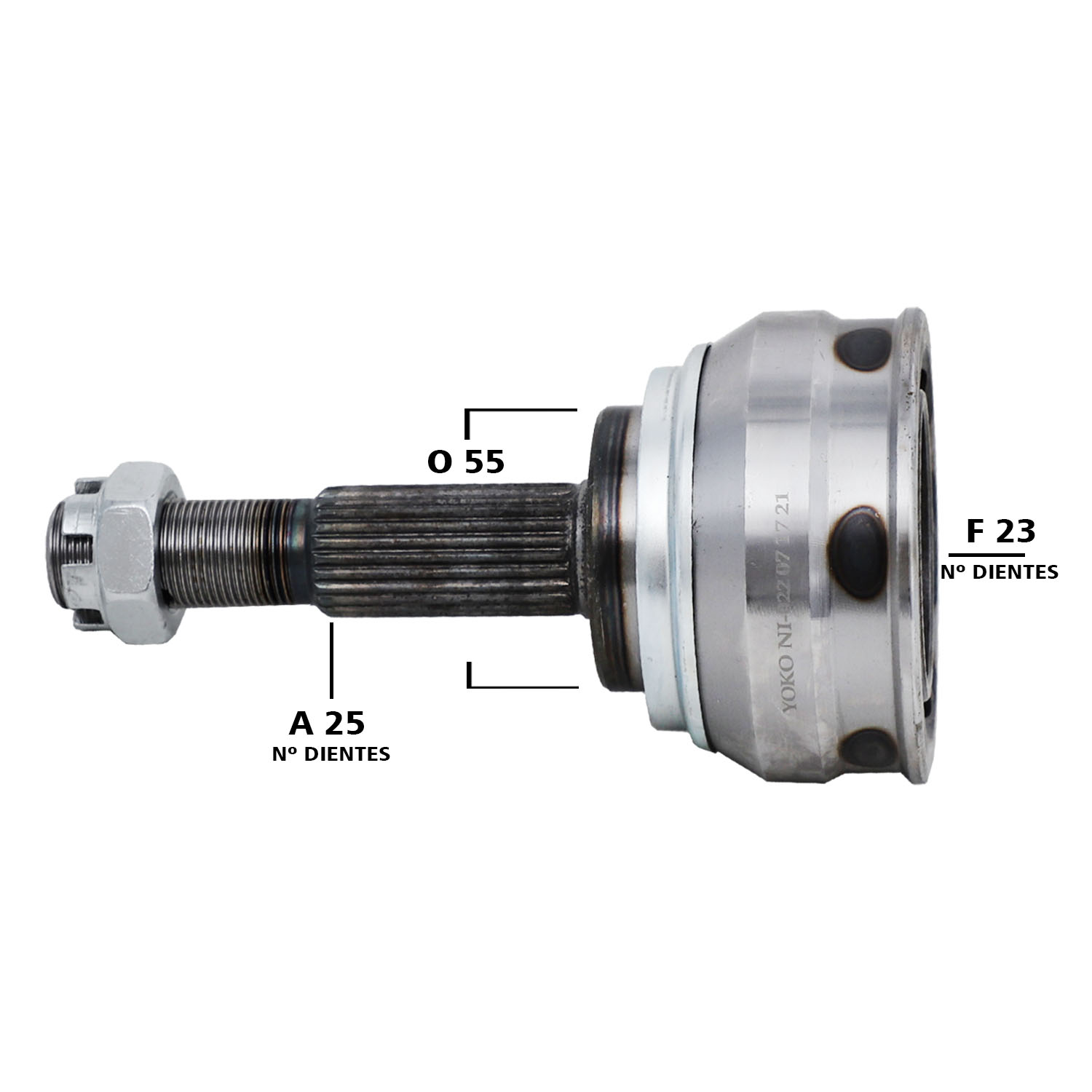 Punta Palier Externo Nissan Ad Wagon 4wd 1991-1994