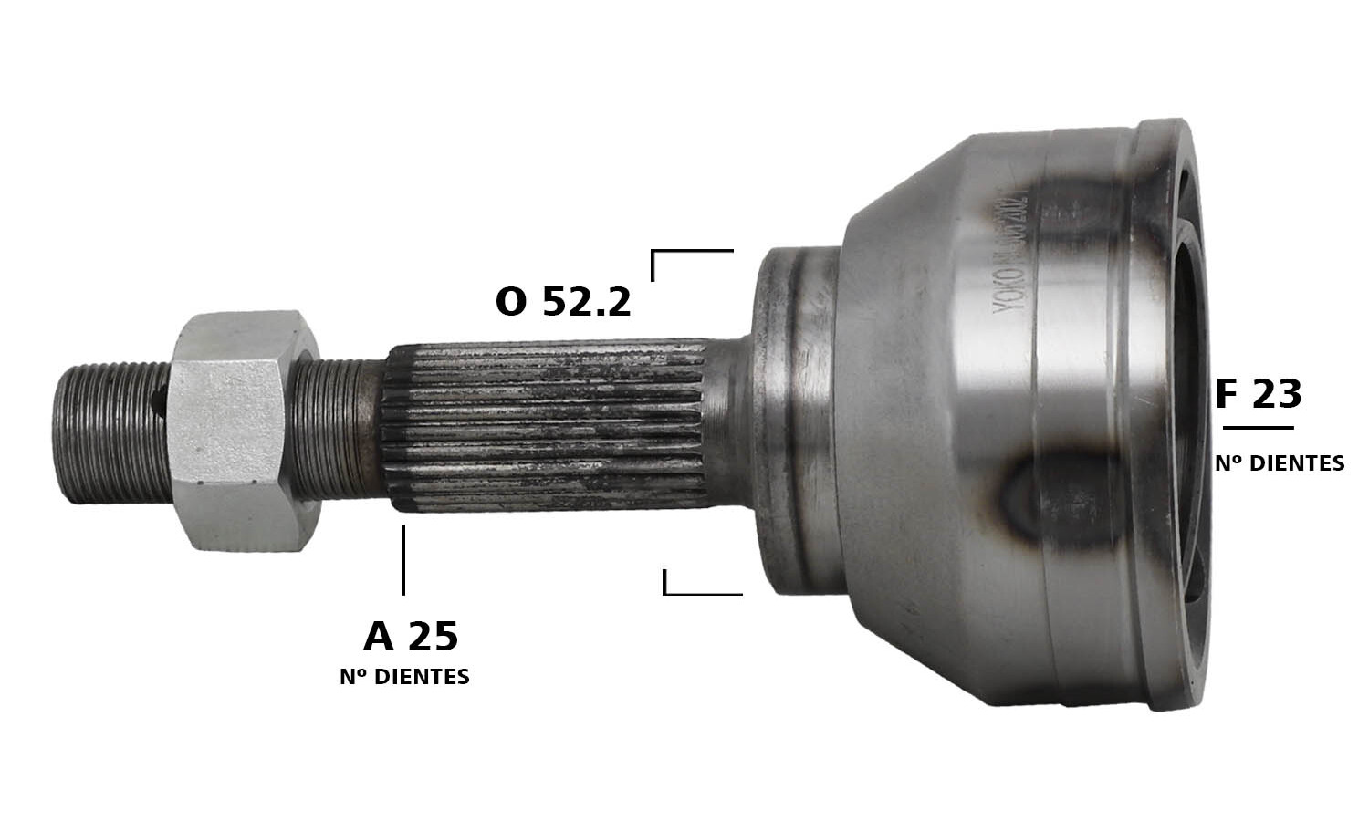 Punta Palier Externo Nissan Sentra B12 (Japones) 1987-1990